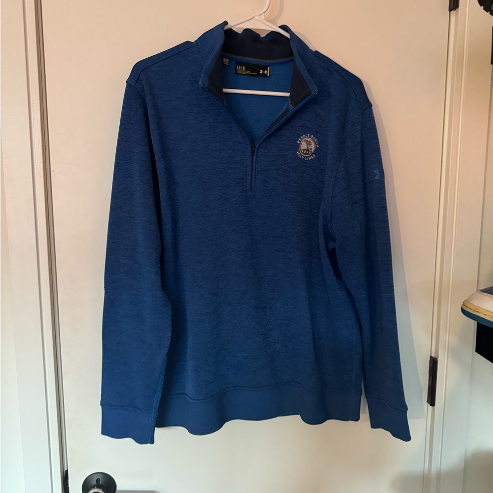 Pebble Beach Blue Golf Pullover - image 1